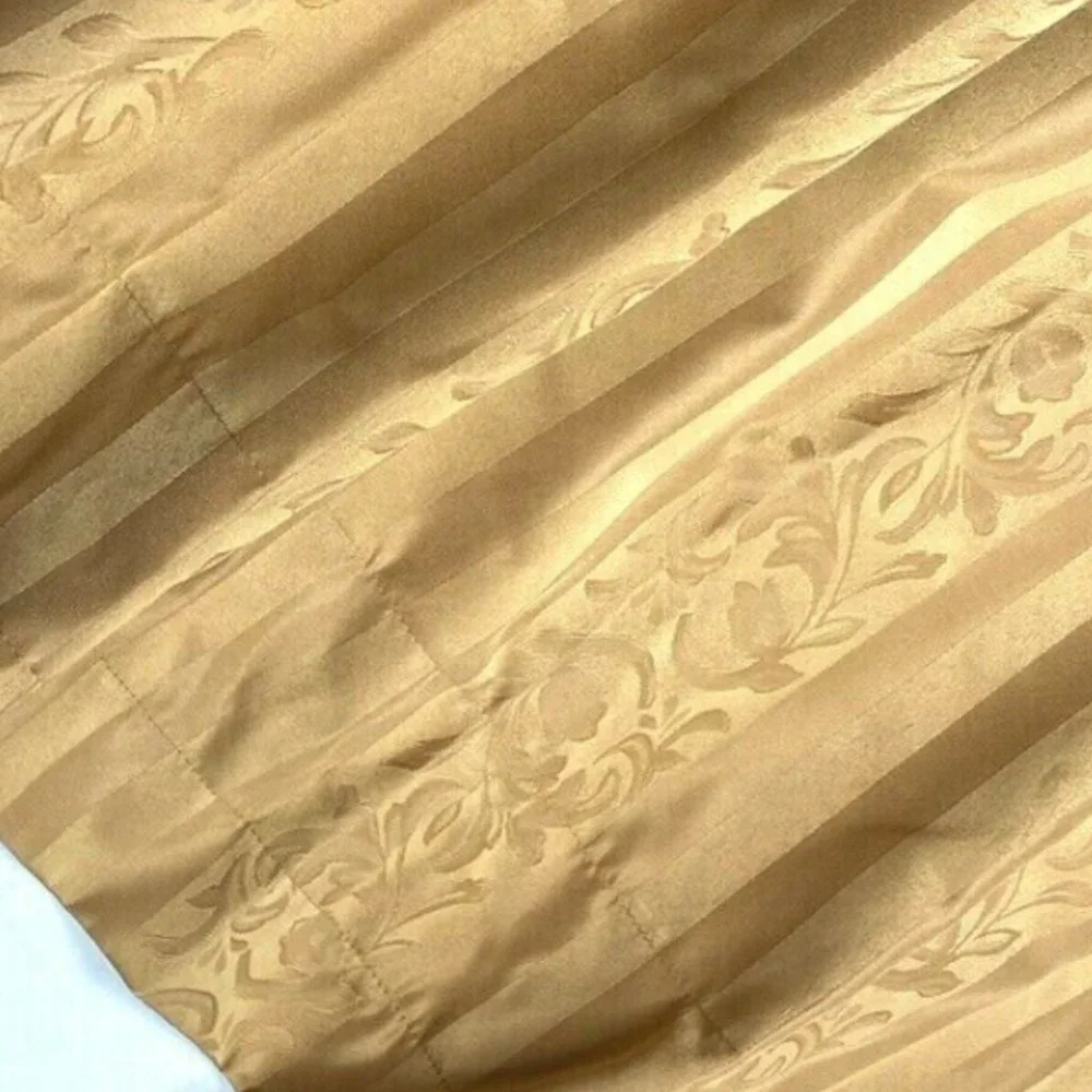 2 Discontinued Luxury Valances Curtains Gold HTF
